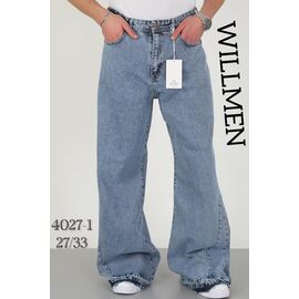 Фотография Джинсы мужские 4027-1 l.blue р.27-33 "Ruxa" недорого оптом от прямого поставщика