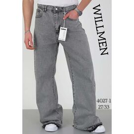 Фотография Джинсы мужские 4027-1 l.grey р.27-33 "Ruxa" недорого оптом от прямого поставщика