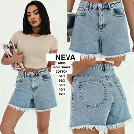 Шорти жіночі 4895 l.blue р.34-42 "Ruxa" недорого оптом від прямого постачальника