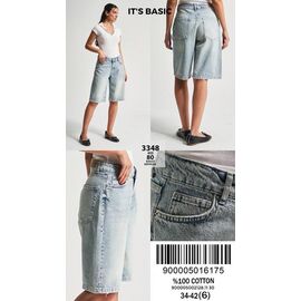 Шорти жіночі 3348-4-80 l.blue р.34-42 "Ruxa" недорого оптом від прямого постачальника