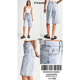 Шорти жіночі 3360-3-3 l.blue р.34-40 "Ruxa" недорого оптом від прямого постачальника