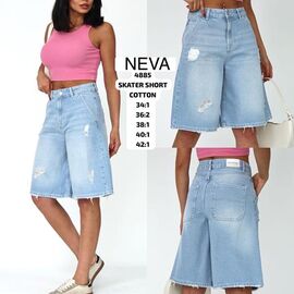 Шорти жіночі 4885 l.blue р.34-42 "Ruxa" недорого оптом від прямого постачальника