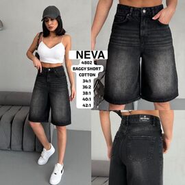 Шорти жіночі 4802 black р.34-42 "Ruxa" недорого оптом від прямого постачальника