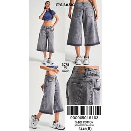 Бриджі жіночі 3278-4-13 grey р.34-42 "Ruxa" недорого оптом від прямого постачальника