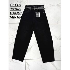 Джинси жіночі 1316-2 black р.146-164 "Ruxa" недорого оптом від прямого постачальника