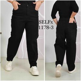 Джинси жіночі 1178-3 black р.30-36 "Ruxa" недорого оптом від прямого постачальника