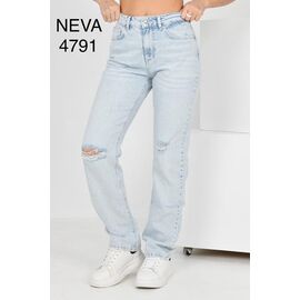Джинси жіночі 4791 l.blue р.34-42 "Ruxa" недорого оптом від прямого постачальника