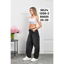 Джинси жіночі 1206-1 black р.25-30 "Ruxa" недорого оптом від прямого постачальника