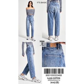 Джинси жіночі 3066-35-24 l.blue р.34-42 "Ruxa" недорого оптом від прямого постачальника