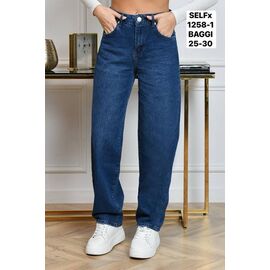 Джинси жіночі 1258-1 navy р.25-30 "Ruxa" недорого оптом від прямого постачальника