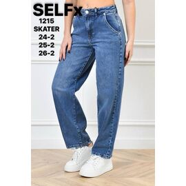 Джинси жіночі 1215-1 blue р.24-29 "Ruxa" недорого оптом від прямого постачальника