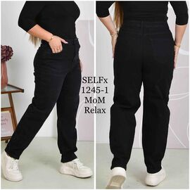 Джинси жіночі 1245-1 black р.30-36 "Ruxa" недорого оптом від прямого постачальника