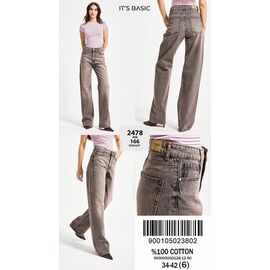 Джинси жіночі 2478-4-166 grey р.34-42 "Ruxa" недорого оптом від прямого постачальника