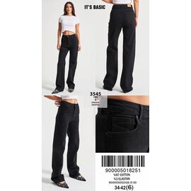 Джинси жіночі 3545-1-1 black р.34-42 "Ruxa" недорого оптом від прямого постачальника
