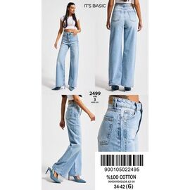 Джинси жіночі 2499-4-3 l.blue р.34-42 "Ruxa" недорого оптом від прямого постачальника