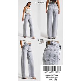 Джинси жіночі 2499-4-12 l.grey р.34-42 "Ruxa" недорого оптом від прямого постачальника