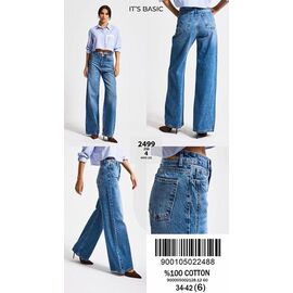 Джинси жіночі 2499-2-4 blue р.34-42 "Ruxa" недорого оптом від прямого постачальника