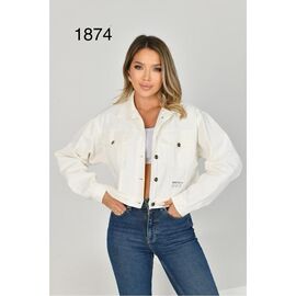 Куртка жіноча демісезонна 1874 white р.S-L "Ruxa" недорого оптом від прямого постачальника