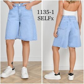 Шорти жіночі 1135-1 l.blue р.24-28 "Ruxa" недорого оптом від прямого постачальника