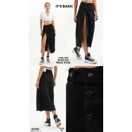 Спідниця жіноча 2790-1 black р.34-42 "Ruxa" недорого оптом від прямого постачальника