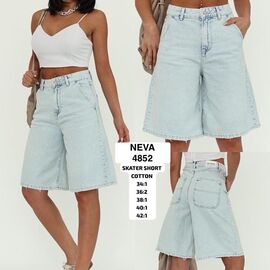 Шорти жіночі 4852 l.blue р.34-42 "Ruxa" недорого оптом від прямого постачальника