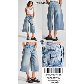 Бриджі жіночі 3278-4-80 l.blue р.34-42 "Ruxa" недорого оптом від прямого постачальника