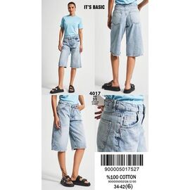 Шорти жіночі 4017-4-31 l.blue р.34-42 "Ruxa" недорого оптом від прямого постачальника