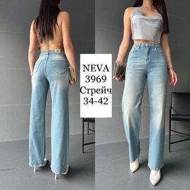 Джинси жіночі 3969 l.blue р.32-42 "Ruxa" недорого оптом від прямого постачальника