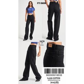 Джинси жіночі 2478-1-1 black р.34-42 "Ruxa" недорого оптом від прямого постачальника