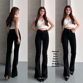 Джинси жіночі 2156 black р.34-42 "Ruxa" недорого оптом від прямого постачальника