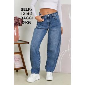 Джинси жіночі 1214-2 blue р.24-26 "Ruxa" недорого оптом від прямого постачальника