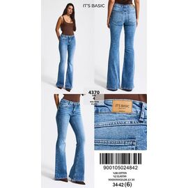 Джинси жіночі 4370-4-4 l.blue р.34-42 "Ruxa" недорого оптом від прямого постачальника