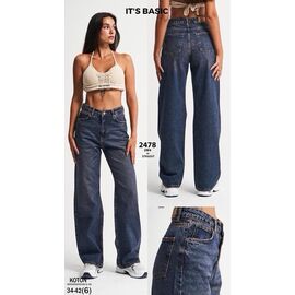 Джинси жіночі 2478-2-10 navy р.34-42 "Ruxa" недорого оптом від прямого постачальника