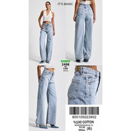 Джинси жіночі 2498-4-159 l.blue р.32-36 "Ruxa" недорого оптом від прямого постачальника