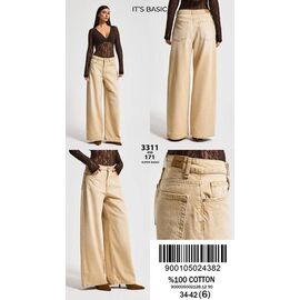 Джинси жіночі 3311-4-171 beige р.34-42 "Ruxa" недорого оптом від прямого постачальника