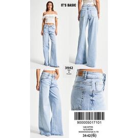 Джинси жіночі 3942-4-3 l.blue р.34-42 "Ruxa" недорого оптом від прямого постачальника