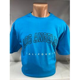 Фотография Футболка мужская SB1667 l.blue р.2XL-6XL "Sabihina" недорого оптом от прямого поставщика