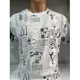 Фотография Футболка мужская SB1674 white р.S-2XL "Sabihina" недорого оптом от прямого поставщика