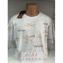 Фотография Футболка мужская SB1687 white р.2XL-6XL "Sabihina" недорого оптом от прямого поставщика