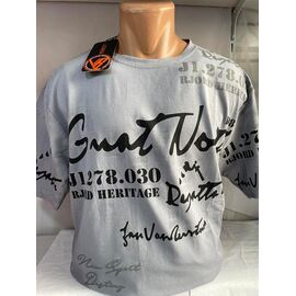 Фотография Футболка мужская SB1693 grey р.2XL-6XL "Sabihina" недорого оптом от прямого поставщика