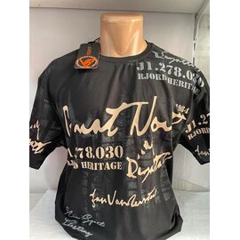 Фотография Футболка мужская SB1694 black р.2XL-6XL "Sabihina" недорого оптом от прямого поставщика