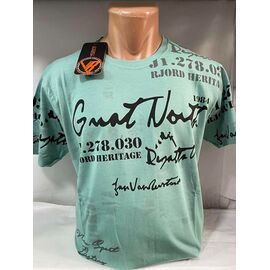 Фотография Футболка мужская SB1695 mint р.2XL-6XL "Sabihina" недорого оптом от прямого поставщика