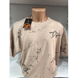 Фотография Футболка мужская SB1699 beige р.2XL-6XL "Sabihina" недорого оптом от прямого поставщика