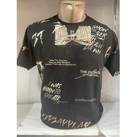 Фотография Футболка мужская SB1703 black р.S-2XL "Sabihina" недорого оптом от прямого поставщика