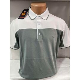 Фотография Футболка мужская SB1745 khaki р.3XL-6XL "Sabihina" недорого оптом от прямого поставщика