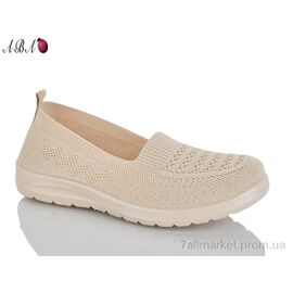 Сліпони жіночі тканинні Літо 3026-39 (8 пар р.36-41) "Aba" недорого оптом від прямого постачальника