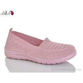 Сліпони жіночі тканинні Літо 3026-51 (8 пар р.36-41) "Aba" недорого оптом від прямого постачальника