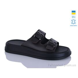 Фотография Шлепки женские облегченные Лето 91 шоколад к. (6 пар р.36-40) "Sali" недорого оптом от прямого поставщика