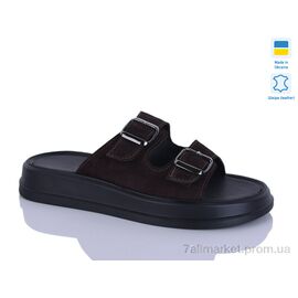 Фотография Шлепки женские облегченные Лето 91 шоколад з. (6 пар р.36-40) "Sali" недорого оптом от прямого поставщика