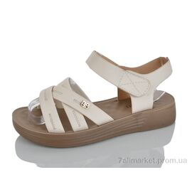 Фотография Шлепки женские облегченные Лето 2503 l.beige (8 пар р.37-42) "MaiNeLin" недорого оптом от прямого поставщика